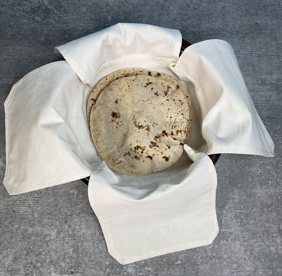 Premium Cotton Double Layer Roti Clothes Wrap With Flapes