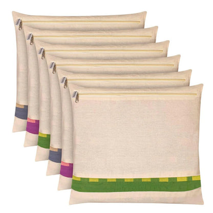 Premium Cotton Saree Covers With Zip