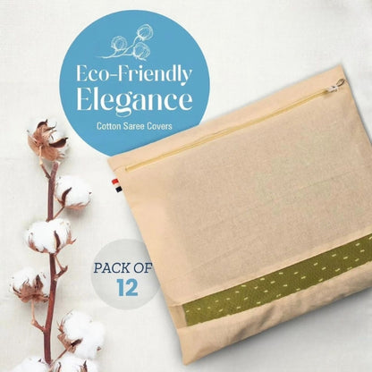 Premium Cotton Saree Covers With Zip