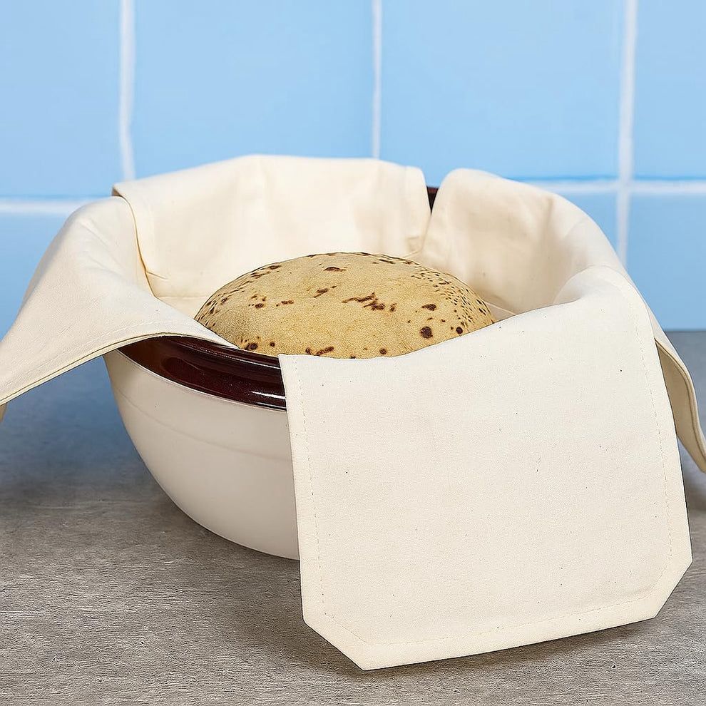 Premium Cotton Double Layer Roti Clothes Wrap With Flapes